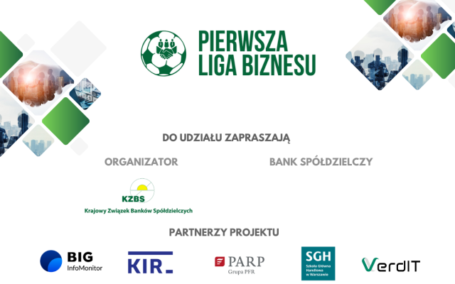 Jesteśmy partnerem programu "Pierwsza Liga Biznesu" KZBS