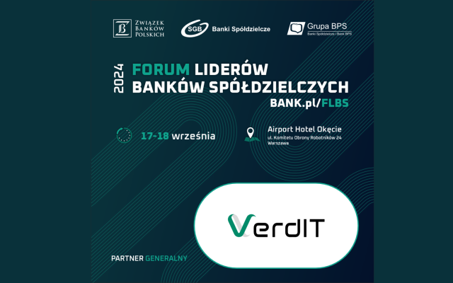 VerdIT partnerem generalnym Forum Liderów Banków Spółdzielczych