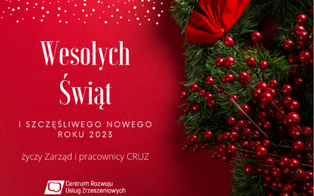 Wesołych Świąt i szczęśliwego Nowego Roku!