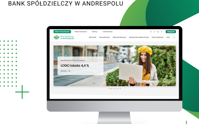 Bank Spółdzielczy w Andrespolu z nową stroną internetową od VerdIT