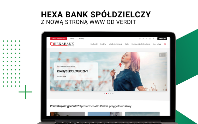 Hexa Bank Spółdzielczy z nową stroną internetową od VerdIT